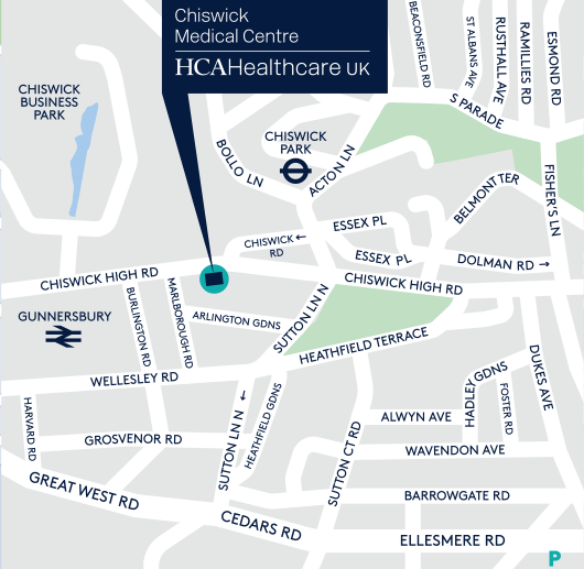 Chiswick Medical Centre location map